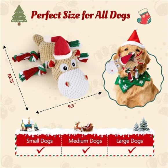 Christmas Dog Toys for Large Dogs - Picture 5 of 9